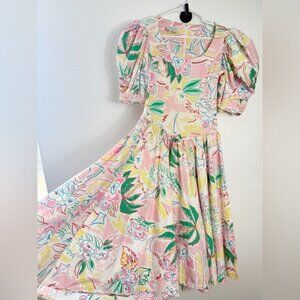 Vintage | Barboglio Cristina Jan | Gorgeous Floral Party Dress